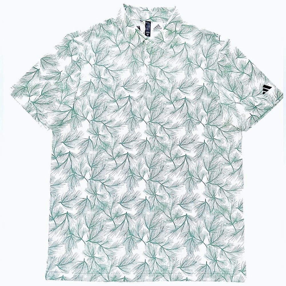 adidas Golf Ultimate365 Mesh Pine Print Shirt - Picture 7 of 15
